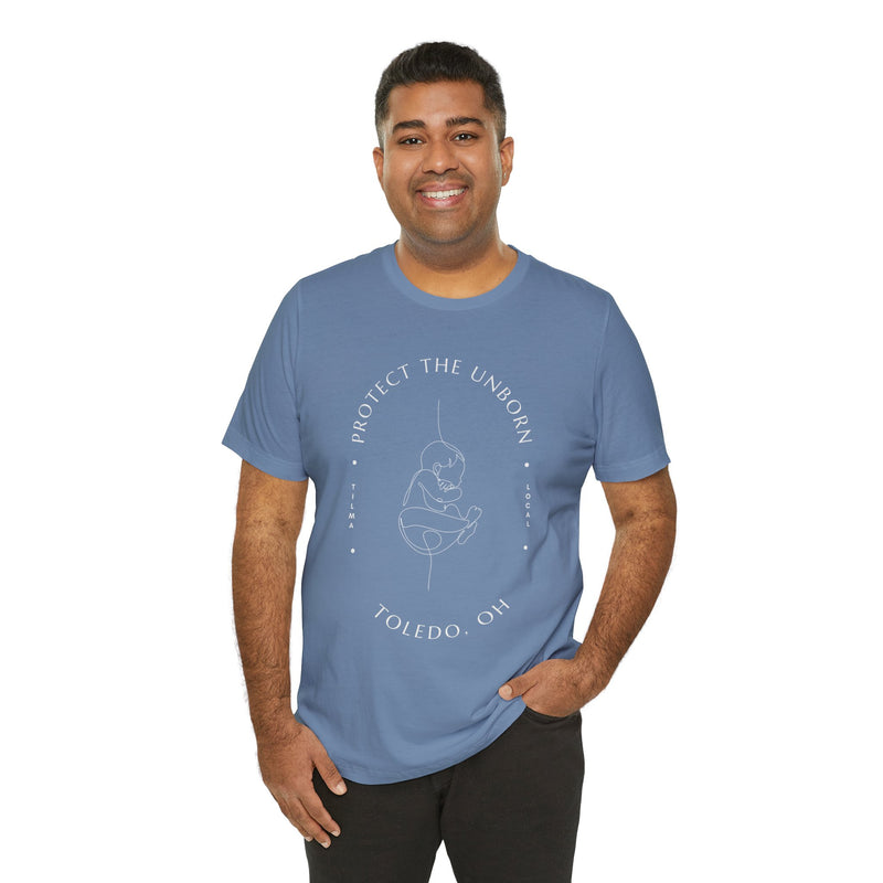 Toledo Protect The Unborn Line Drawing Tee