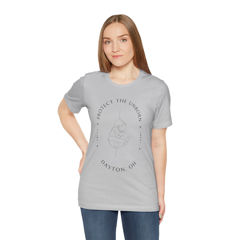 Dayton Protect The Unborn Line Drawing Tee